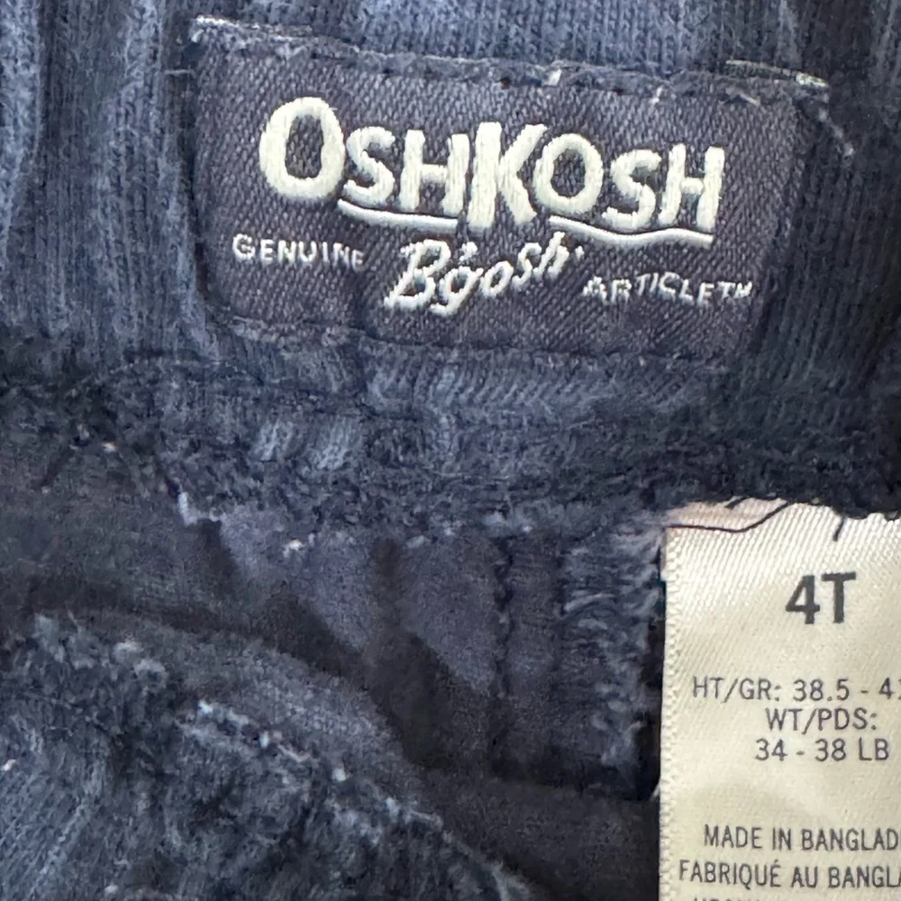 OshKosh B’gosh Navy Shorts 4T Elastic Waist Drawstring